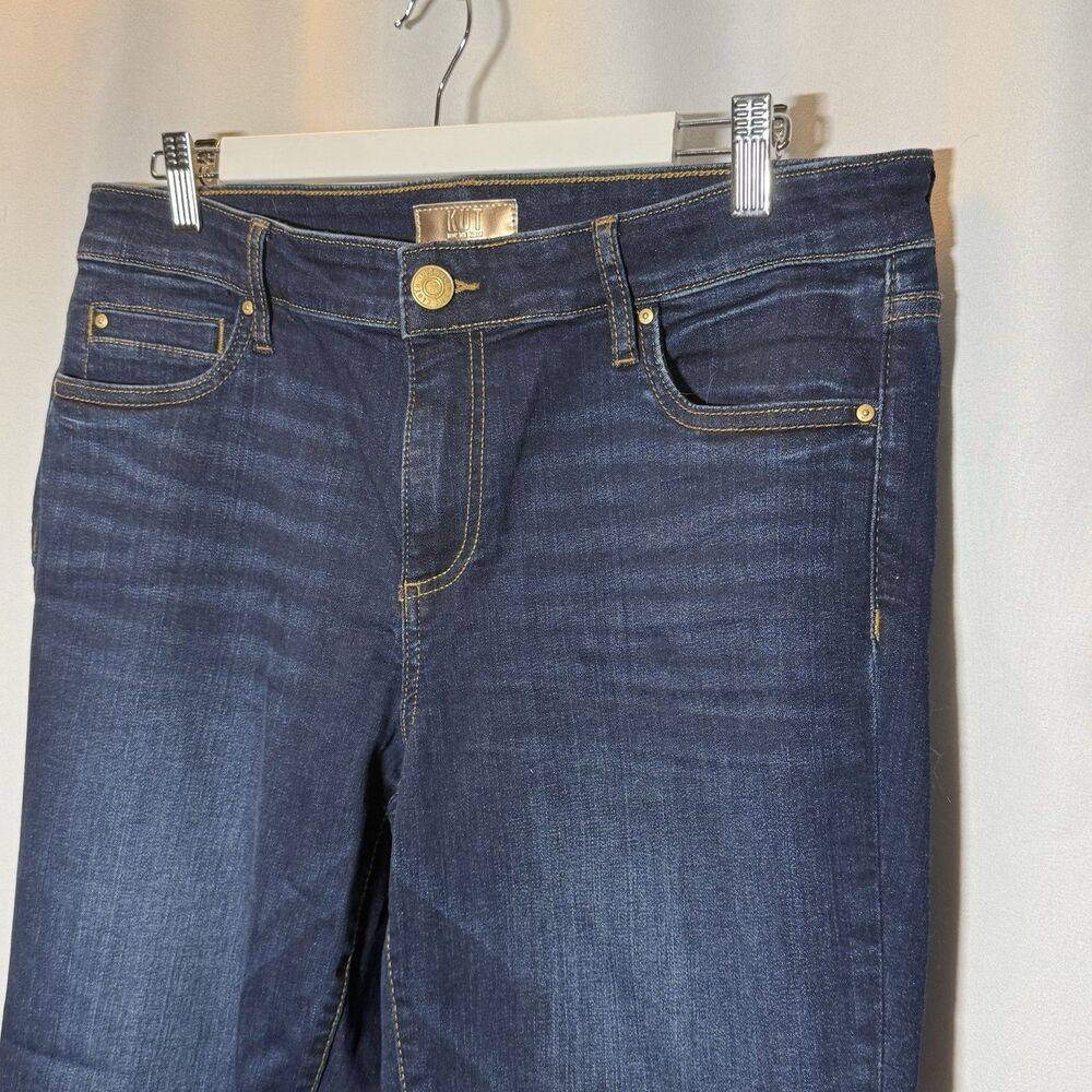 Kut From the Kloth Women's Catherine Boyfriend Cut Blue Denim Jeans Size 10 - Picture 6 of 16